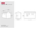 Keter 7.5′ x 13′ Oakland Heavy Duty Plastic Shed – Grey-oakleysgardenmachine- Free shipping