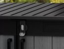 Keter 6’x3.5′ Cortina Heavy Duty Plastic Storage Unit – Dark Grey-oakleysgardenmachine- Free shipping