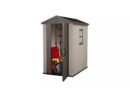 Keter 4’x6′ Factor Heavy Duty Plastic Garden Shed – Beige-oakleysgardenmachine- Free shipping
