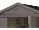 Keter 4’x6′ Factor Heavy Duty Plastic Garden Shed – Beige-oakleysgardenmachine- Free shipping