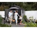 Keter 7.5’x9′ Premier Heavy Duty Plastic Shed – Grey-oakleysgardenmachine- Free shipping
