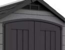 Keter 7.5’x9′ Premier Heavy Duty Plastic Shed – Grey-oakleysgardenmachine- Free shipping