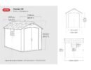 Keter 7.5’x9′ Premier Heavy Duty Plastic Shed – Grey-oakleysgardenmachine- Free shipping